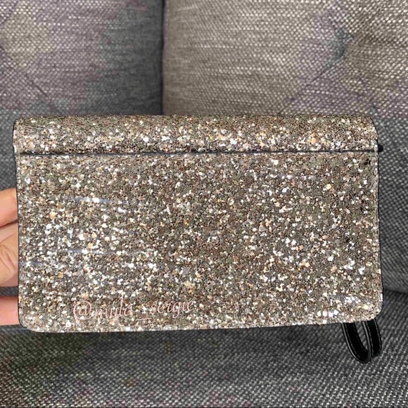 Kate Spade Sm Multifunctional Glitter Wristlet - Picture 6 of 8
